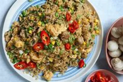 MUSHROOM FRIED RICE